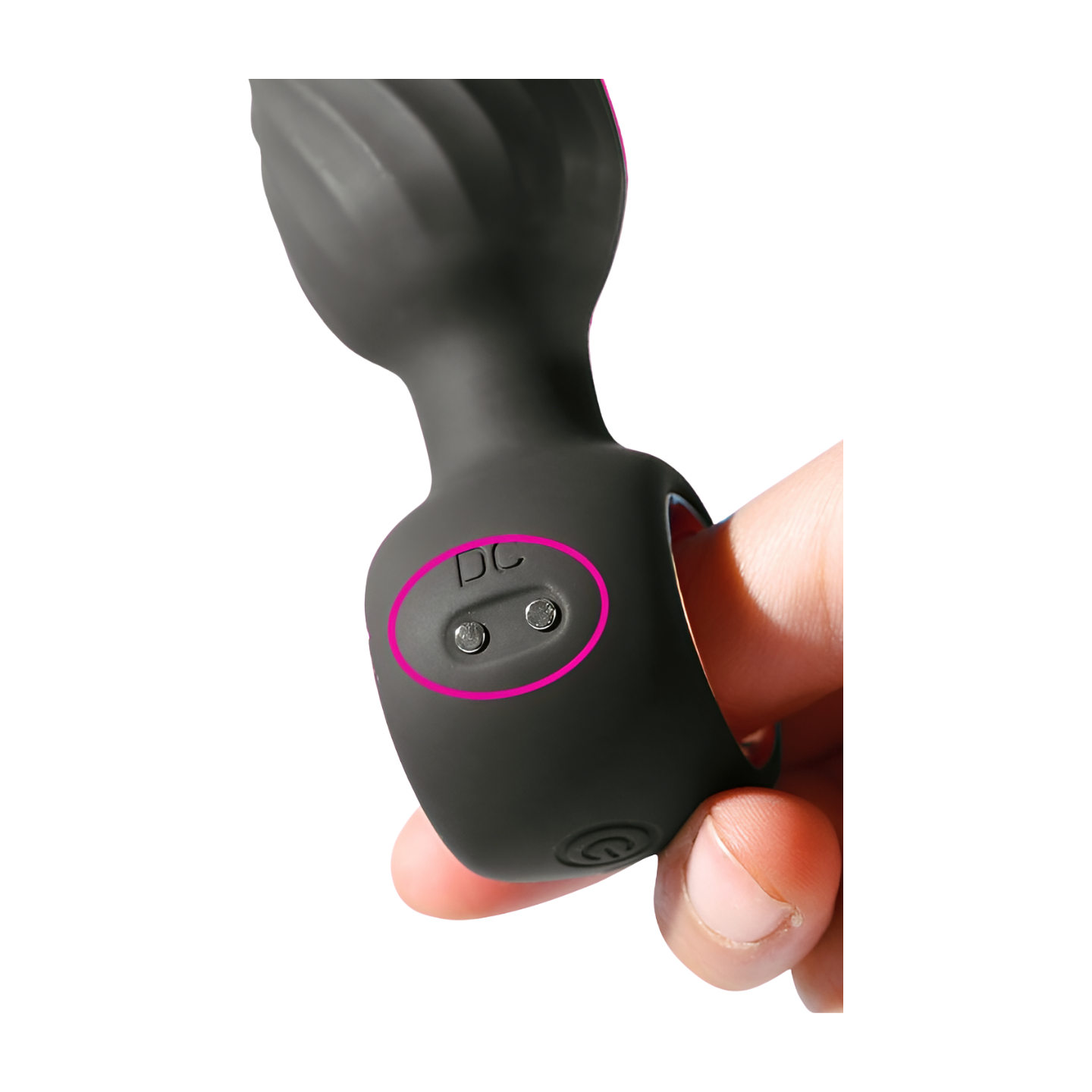 360° KIERTYVÄ VÄRISEVÄ ANAALITAPPI – SORMUSOTE & USB-LATAUS