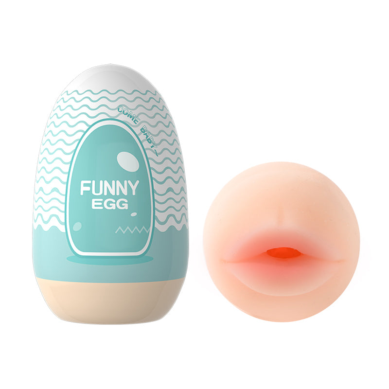 FUNNY EGG MASTURBAATTORI – PEHMEÄ & KOMPAKTI MASTURBOINTIMUNA