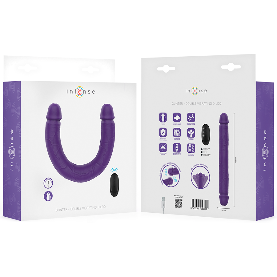 DILDO VIBRAATTORI KAKSIPÄINEN GUNTER