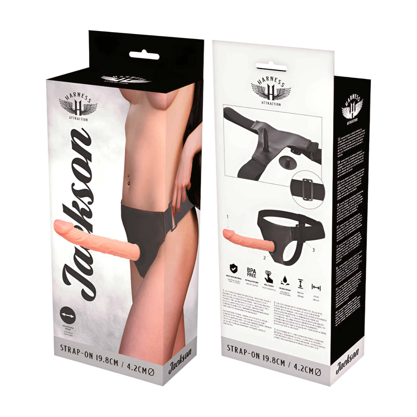JACKSON STRAP-ON 19.8cm - Puuhabox