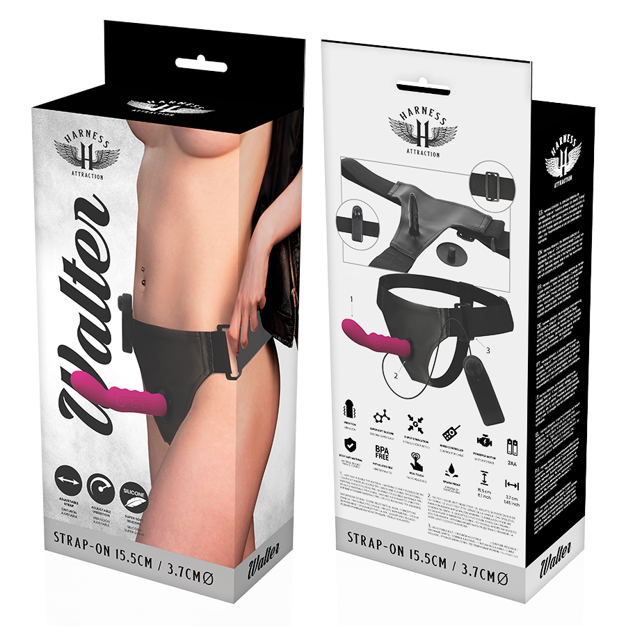 WALKER VIBRAATTORI STRAP-ON - Puuhabox