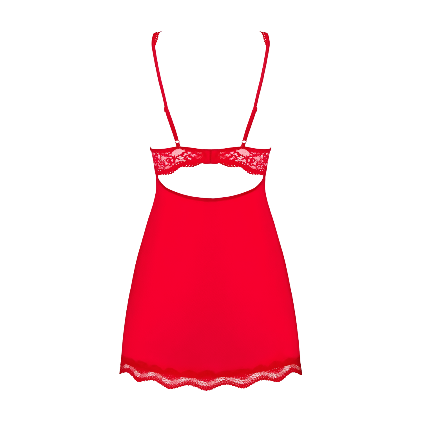 LUVAE BABYDOLL PUNAINEN – KAAIRITUKI, HELMI & STRINGIT