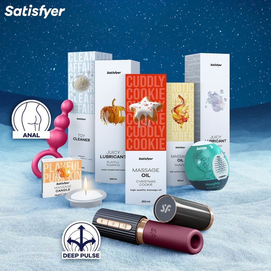 SATISFYER JOULUKALENTERI PREMIUM 2025 - Puuhabox