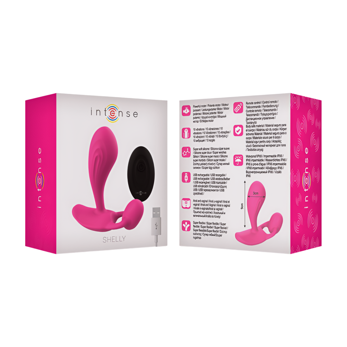 SHELLY TEHOKAS VÄRISEVÄ ANAALITAPPI PINKKI - Puuhabox