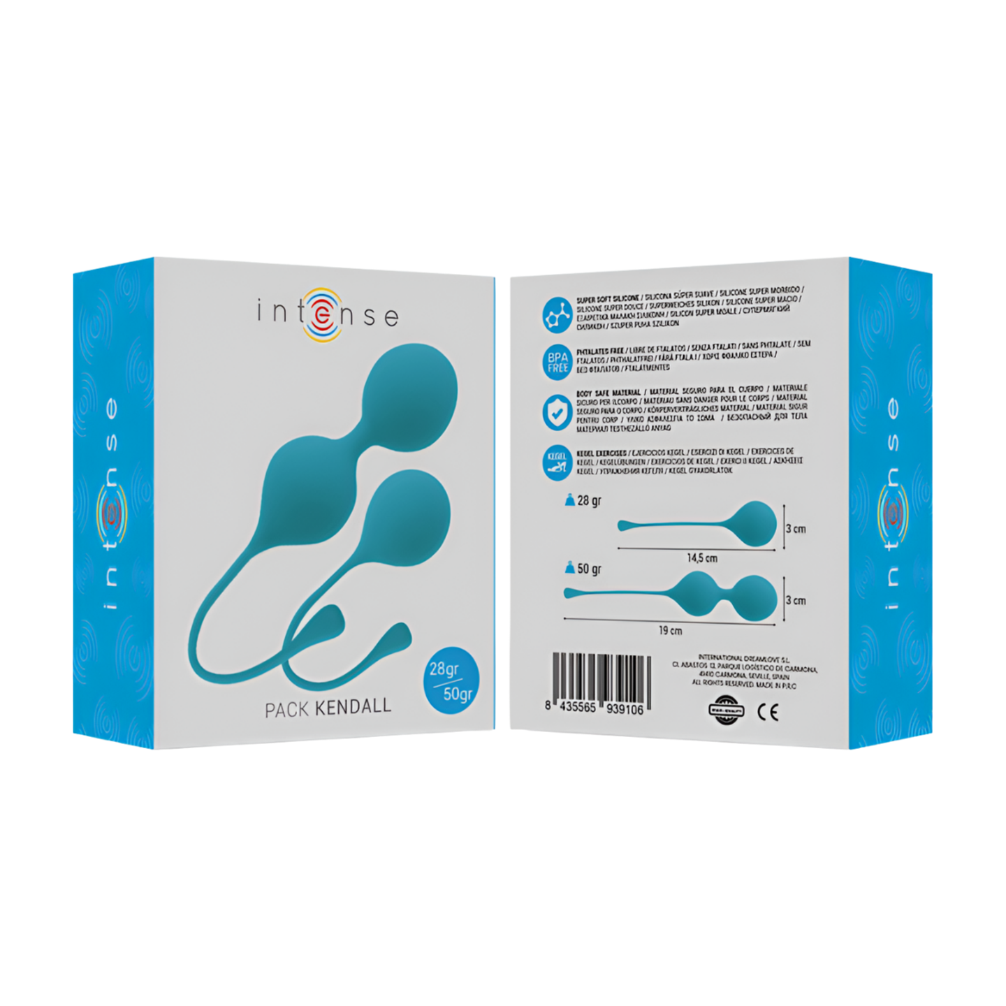 INTENSE™ KENDALL GEISHAKUULAT – 2 PAINOA - Puuhabox