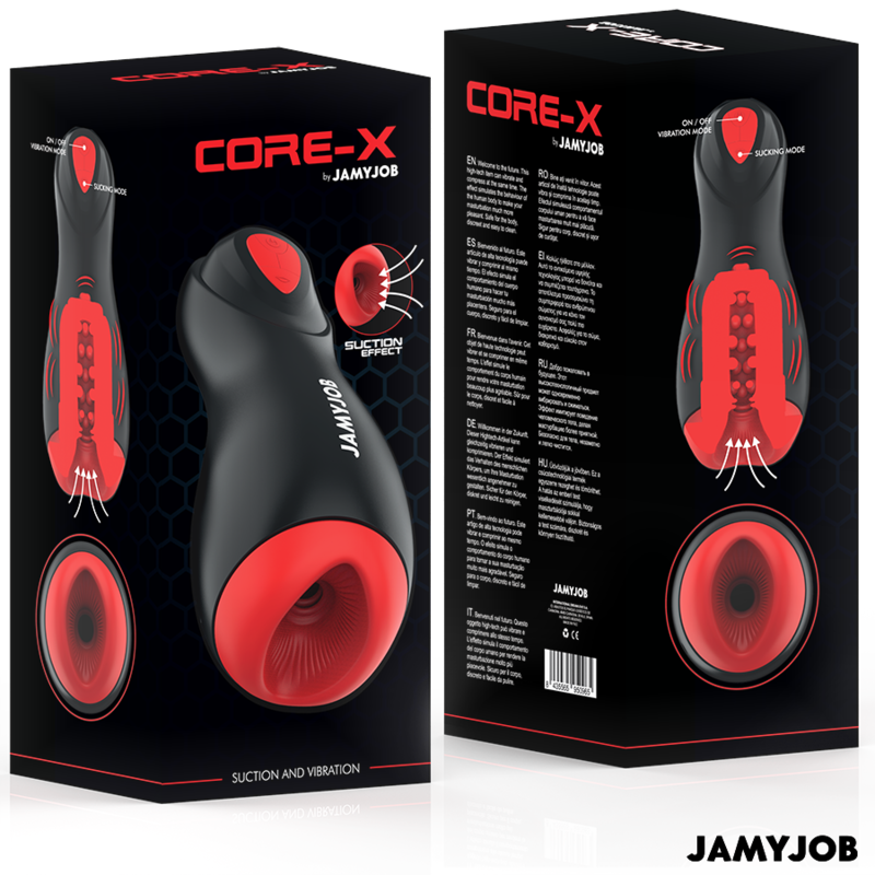 CORE-X IMEVÄ MASTURBAATTORI - Puuhabox