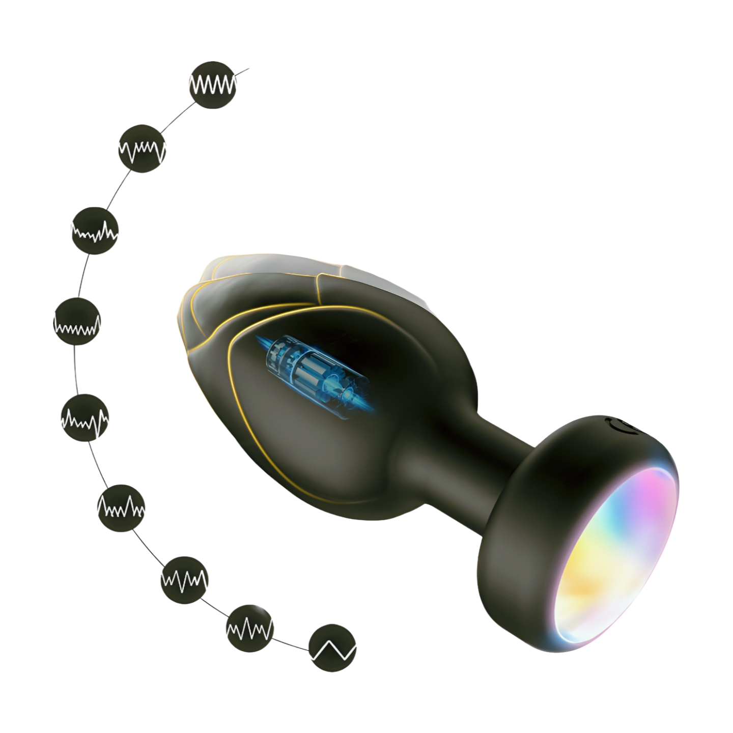 LED-ANAALITAPPI VÄRINÄLLÄ & KAUKOSÄÄTIMELLÄ - Puuhabox