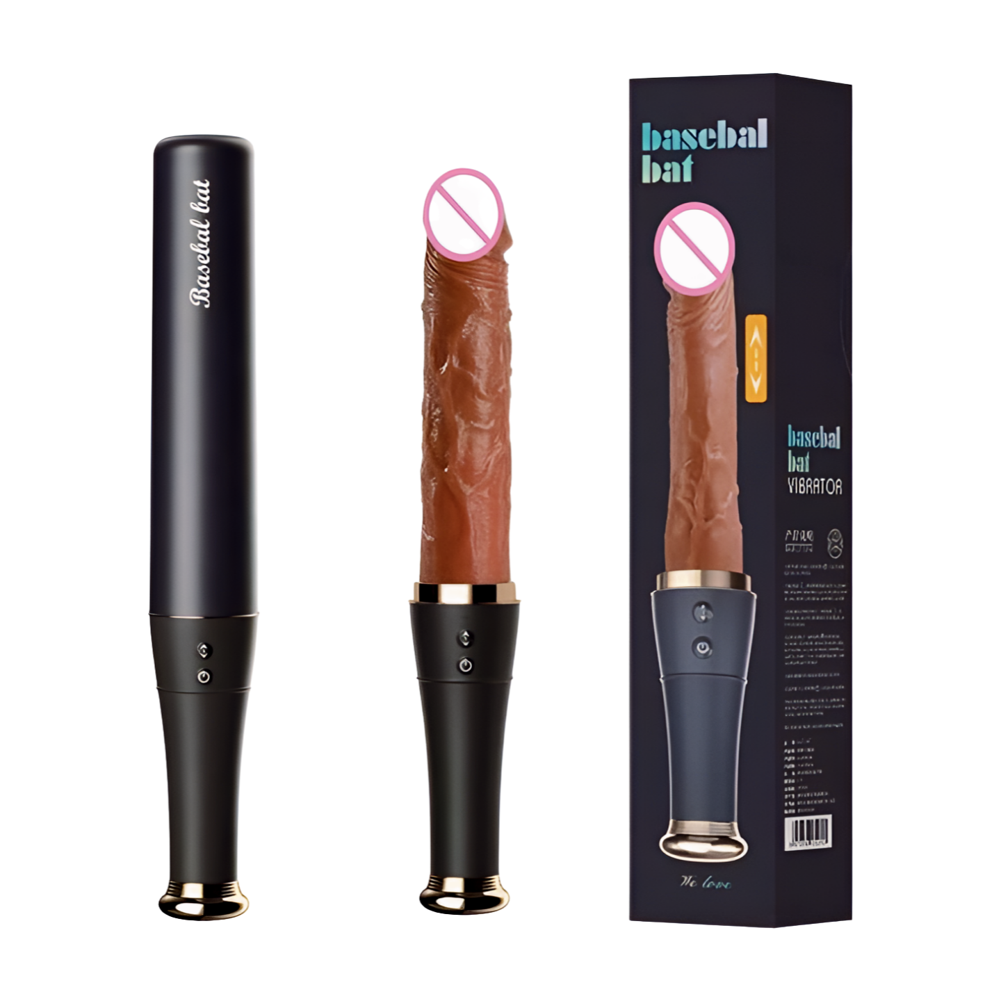 BASEBALL MAILA DILDO TYÖNTÖLIIKE - Puuhabox
