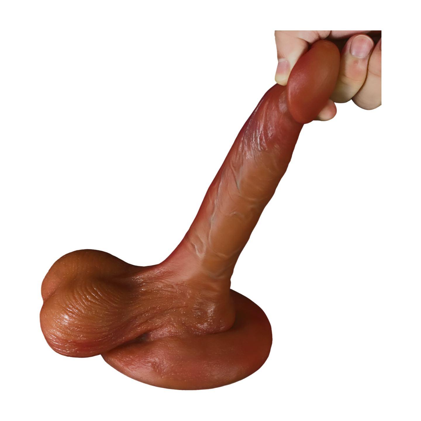 REALISTINEN DILDO IMUKUPILLA – SILIKONI - Puuhabox