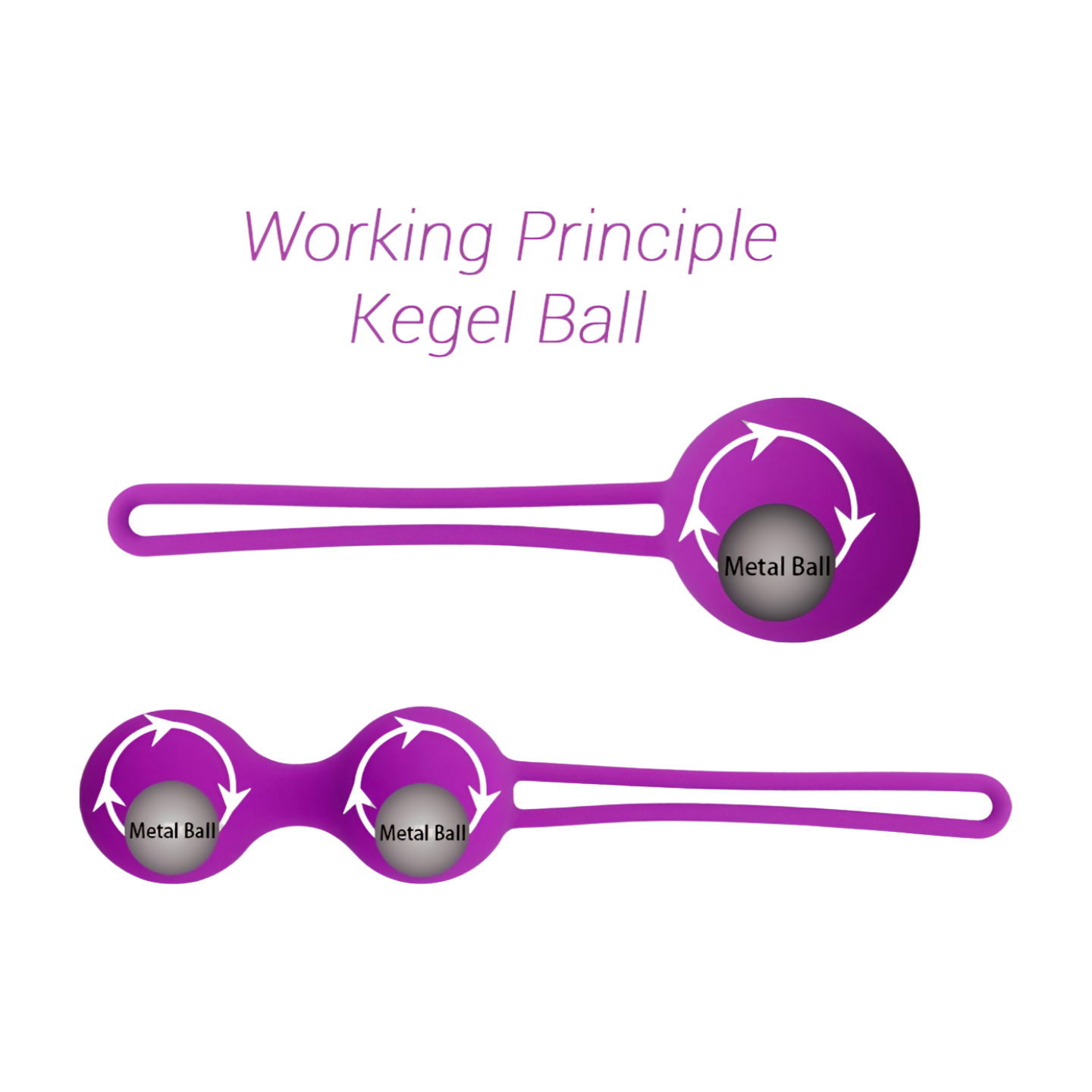 KEGEL BALLS SETTI PINKKI - Puuhabox