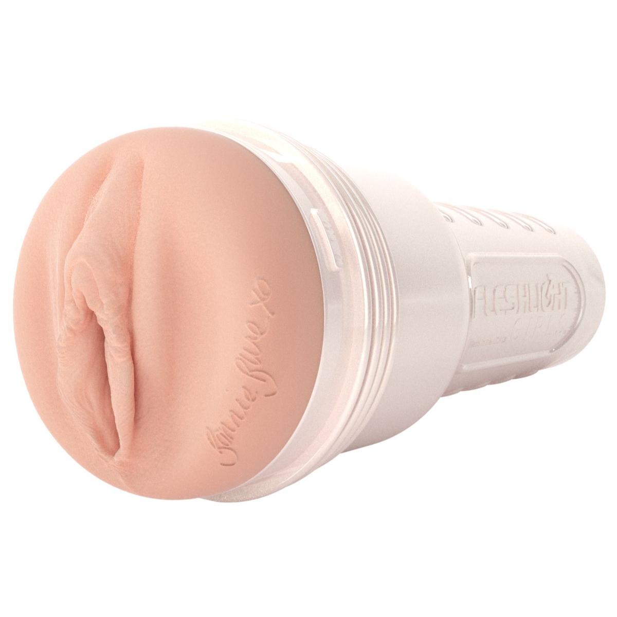 FLESHLIGHT BONNIE BLUE 1K miesten seksilelu, realistinen vagina-amu, beige väri, FLESHLIGHT GIRLS -merkki.