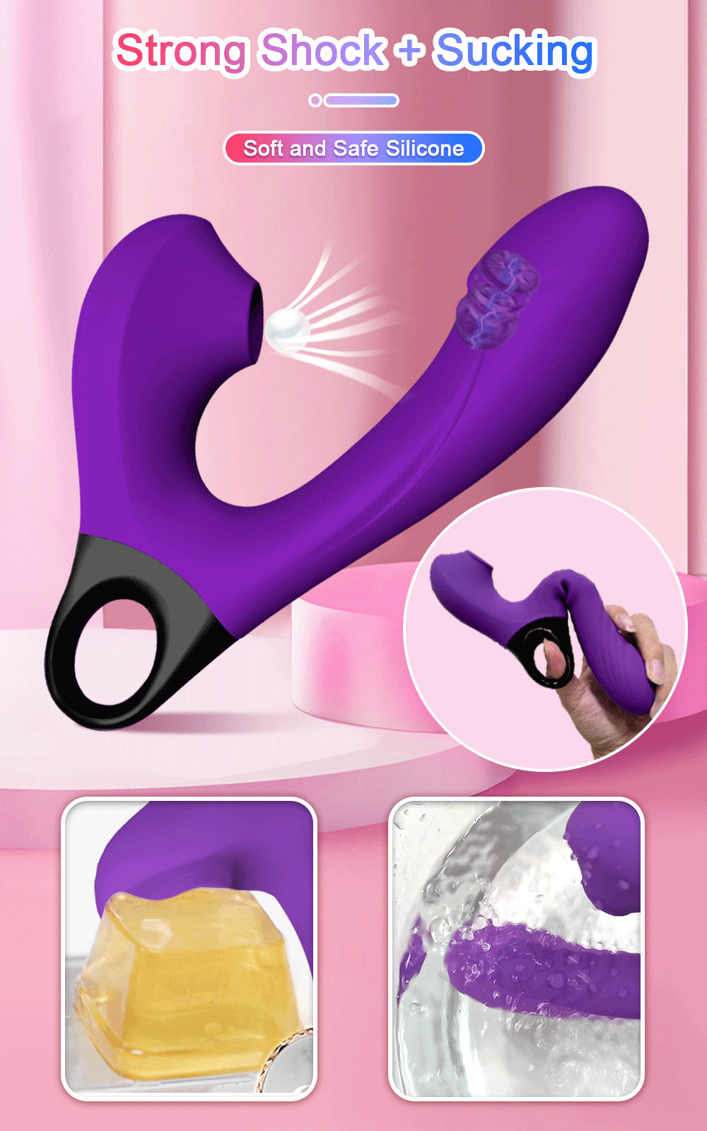 Pleasurez PARI VIBRAATTORI KIIHOTIN vibraattori, muotoiltu intiimiin käyttöön, kuvassa värikäs ja ergonominen design.