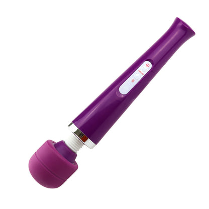 Naisten seksilelu PLEASUREZ WAND X10, musta, kuvassa AVwand_9.jpg, elegantti ja monikäyttöinen seksiväline.