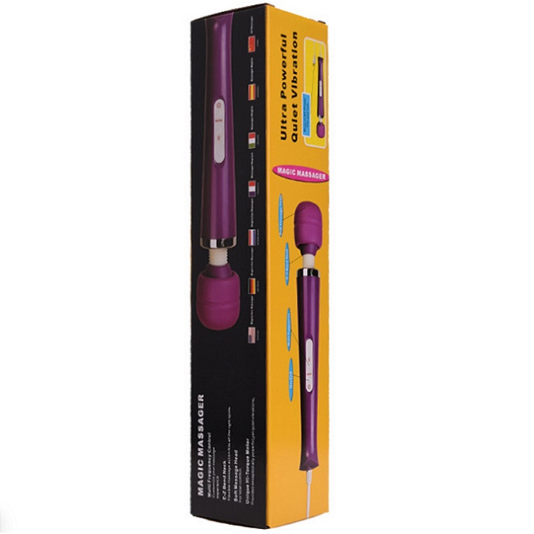 Naisten seksilelu PLEASUREZ WAND X10, musta AVwand_9.png, tyylikäs ja monipuolinen seksiväline.