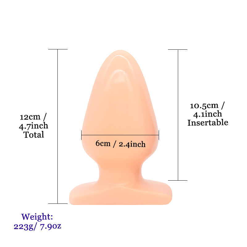 Musta PLEASUREZ Anaalitappi Extra, pehmeä ja ergonominen anaaliapeli, suunniteltu miellyttävään kokemukseen.