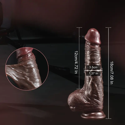 DILDO LIIKKUVA ESINAHKA BLACK