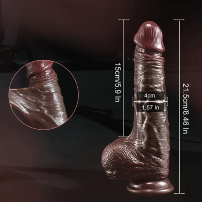 DILDO LIIKKUVA ESINAHKA BLACK