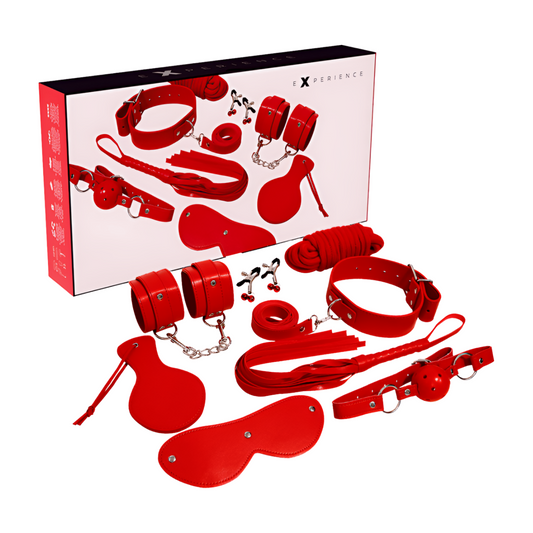 PUNAINEN BDSM SETTI - Puuhabox 