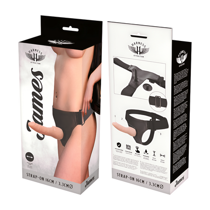 JAMES STRAP-ON 16cm