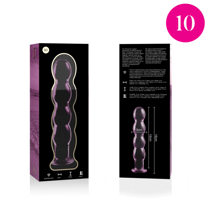 LASINEN NEBULA MODEL 10 DILDO PINKKI - Puuhabox 