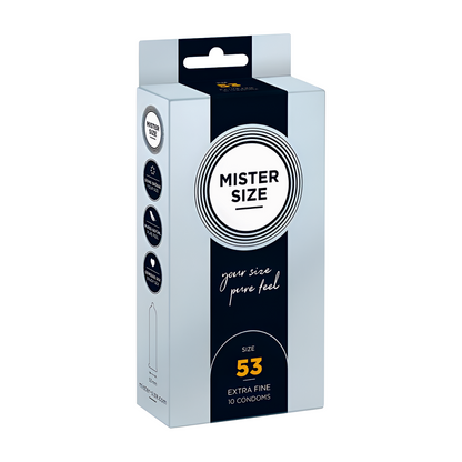 MISTER SIZE 53 KONDOMIT – KOKO M - Puuhabox 