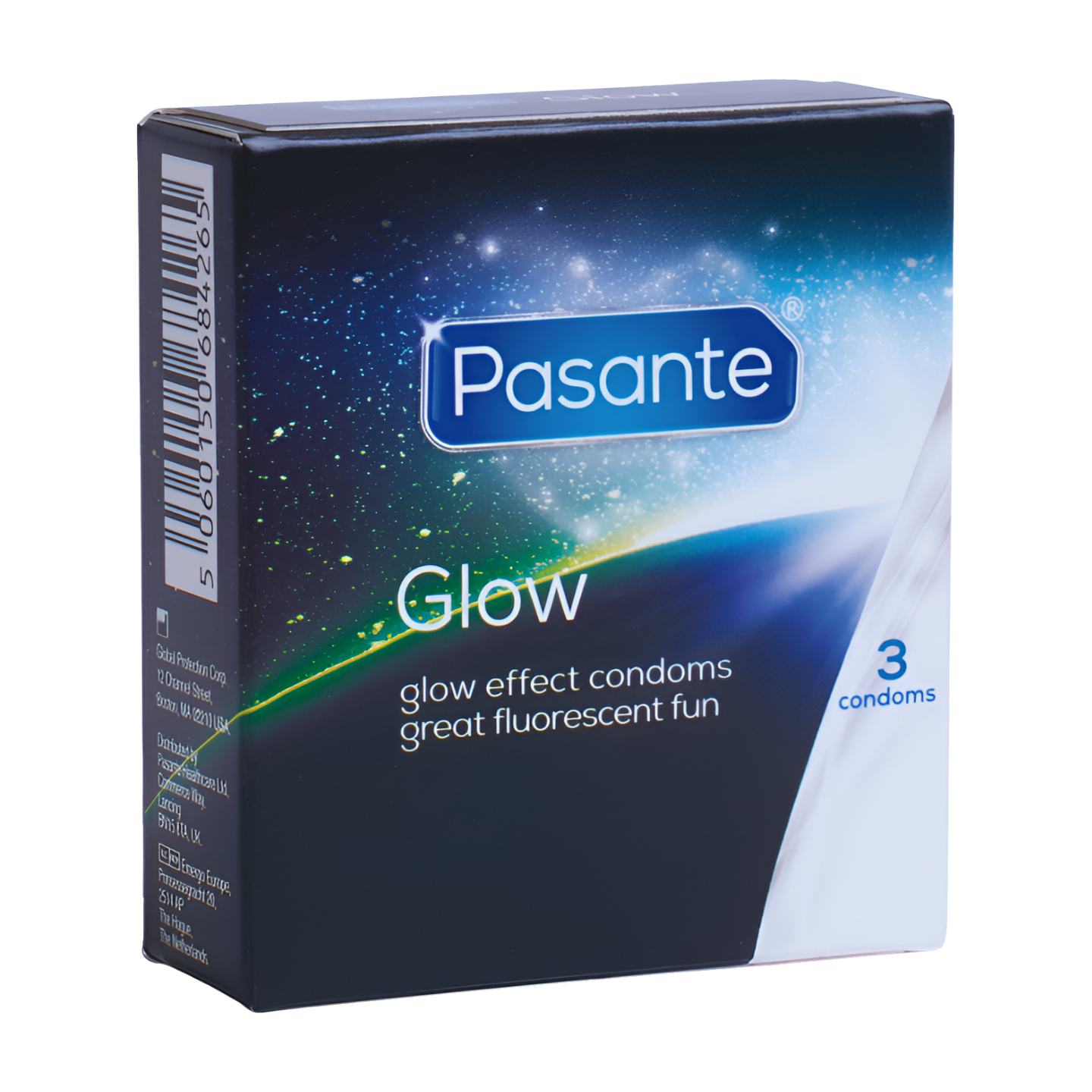 PASANTE GLOW HOHTAVAT KONDOMIT - Puuhabox 