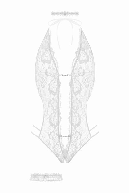 PITSIBODY HAARATON RENEE VALKOINEN - Puuhabox 