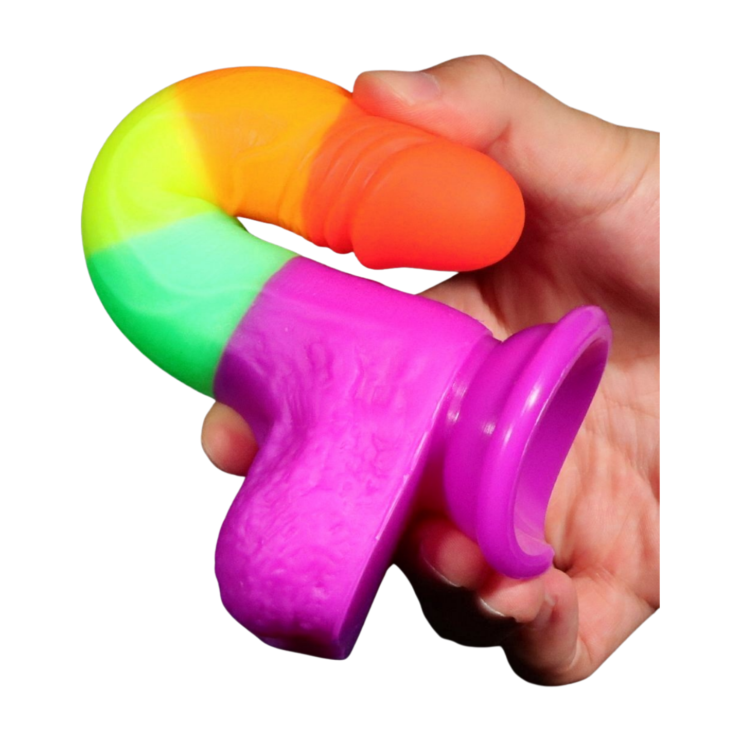 SATEENKAARI DILDO – SILIKONI & IMUKUPPI (USEITA KOKOJA) - Puuhabox 