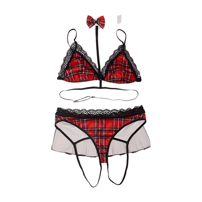 SEKSIKÄS KOULUPUKU - SEKSIASU SETTI - Puuhabox 