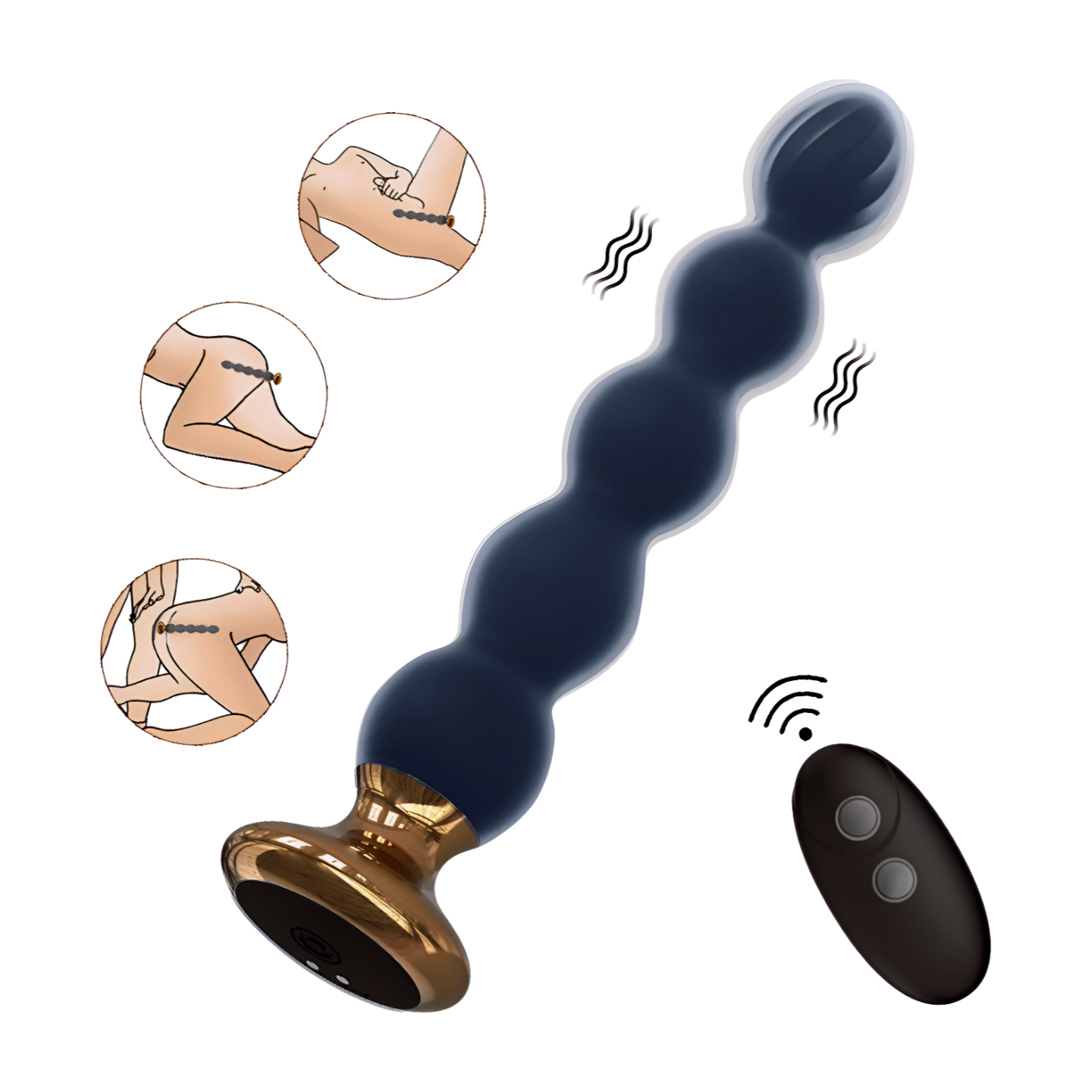 MUSTA HELMI VIBRAATTORI - Puuhabox 