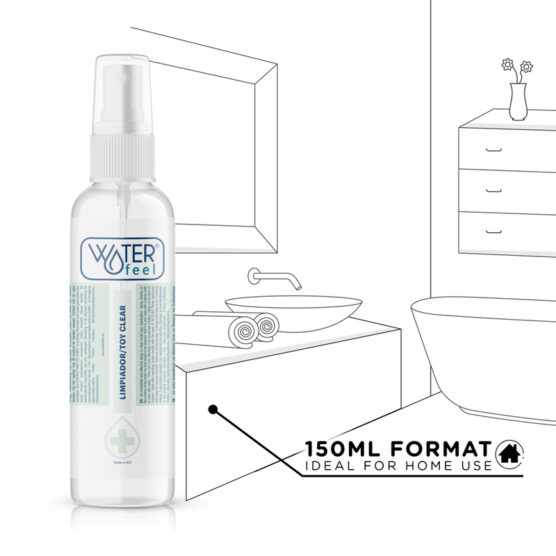 WATERFEEL TOY CLEANER 150 ML – SEKSILELUJEN PUHDISTUSAINE - Puuhabox 