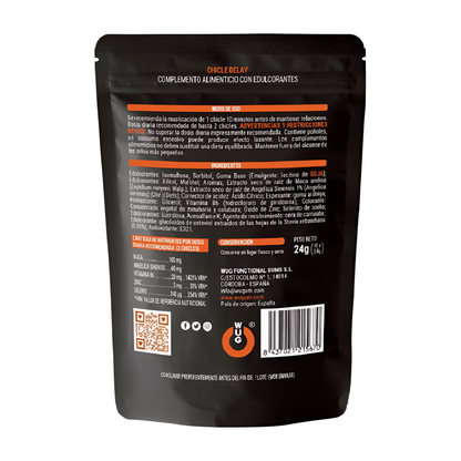 WUG DELAY GUM – VIIVÄSTYTTÄVÄ PURUKUMI MIEHILLE (10 KPL) - Puuhabox 